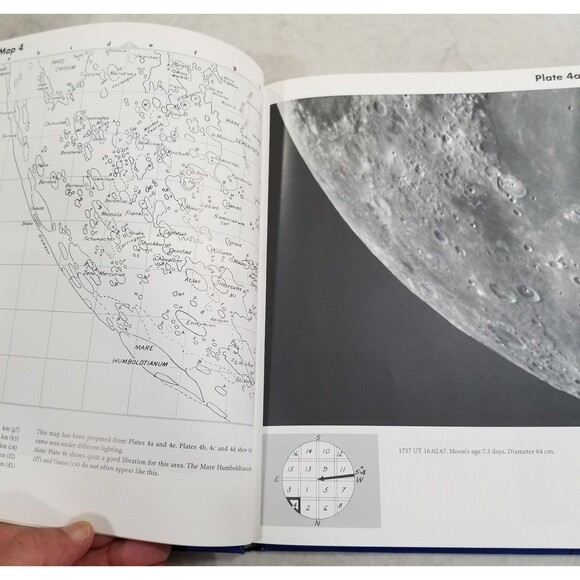 The Hatfield Photographic Lunar Atlas hardcover book 1999 Springer - Picture 6 of 9